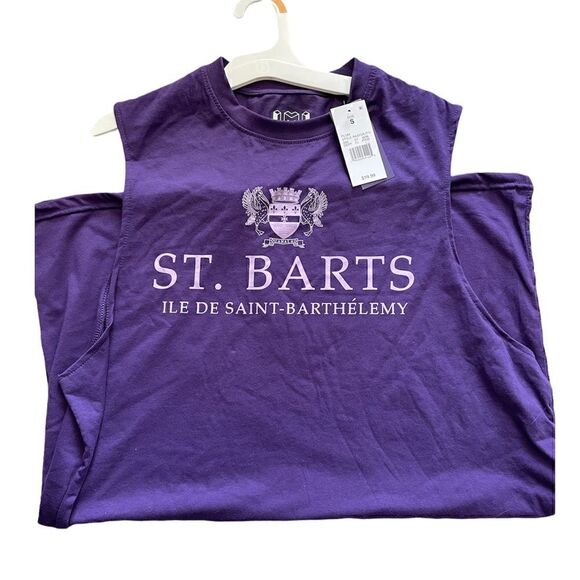 Small -Isaac Morris St Barts Sleeveless Tops for Men - Picture 2 of 4